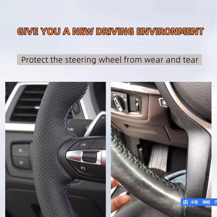 Car Steering Wheel Cover For J - огляд і ціна Car Steering Wheel Cover Anti Slip Breathable