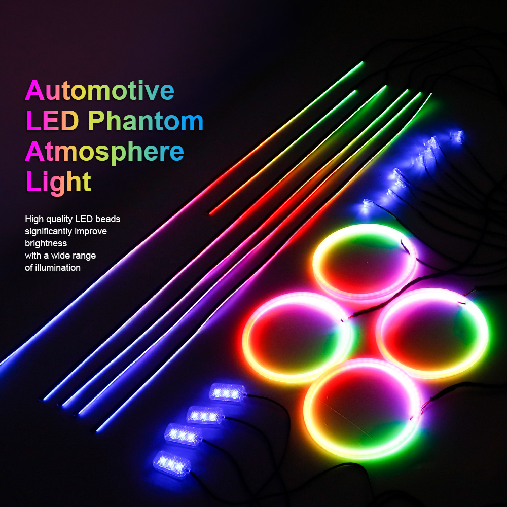 6/10/14/18/22 in 1 Car Ambient - огляд і ціна Led Ambient Interior Car Lights App Control