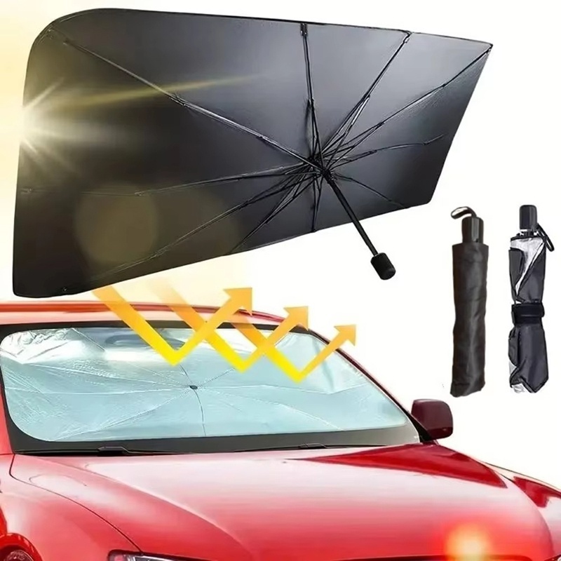 Multi Purpose Convenient Folda - огляд і ціна Car Sunshade Windshield Umbrella Foldable