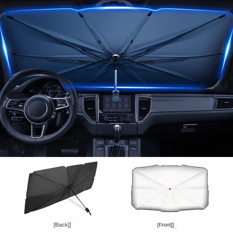Multi Purpose Convenient Folda - огляд і ціна Car Sunshade Windshield Umbrella Foldable