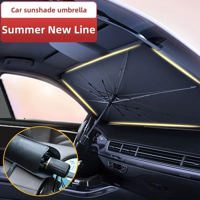 Multi Purpose Convenient Folda - огляд і ціна Car Sunshade Windshield Umbrella Foldable