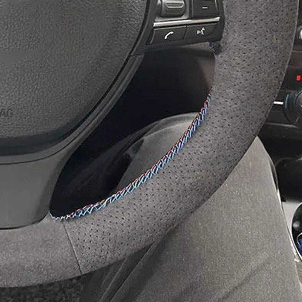 Customized Anti-Slip Suede Gen - огляд і ціна Car Steering Wheel Cover Anti Slip Breathable
